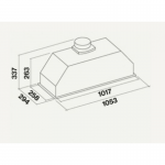Falmec Gr.Incasso/105 105厘米 670m³/h 嵌入式抽油煙機